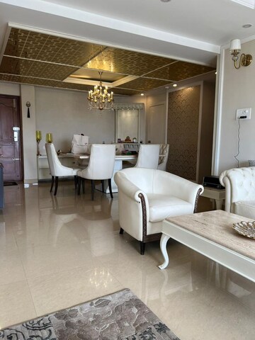 Living Room in 5 BHK Apartment at SNN Clermont, Hebbal – for Rent