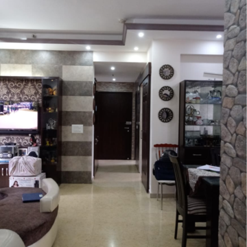 Living Room in 3 BHK Apartment at Unitech Fresco, Sector 50 – for Rent