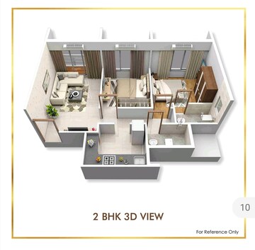 Floor Plan in 1 BHK Builder Floor at Sai Amrut, Kalamboli – for Sale