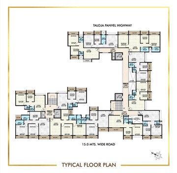 Floor Plan in 1 BHK Builder Floor at Sai Amrut, Kalamboli – for Sale