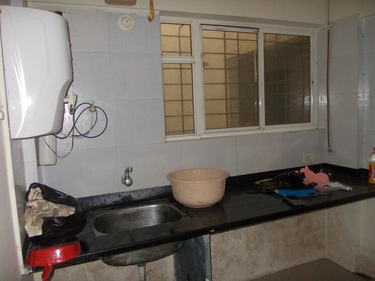 Kitchen, om-praangan 1 Bedroom 595 Sq.Ft. Apartment In Ambegaon Budruk Pune 5656847