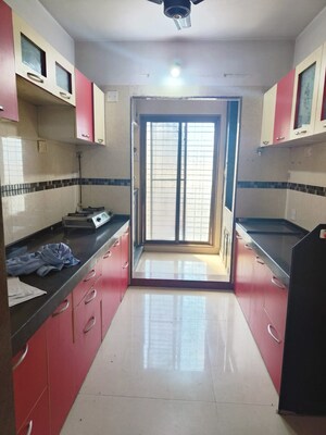 Kitchen in 2 BHK Apartment at Krishna Heights Ghansoli, Ghansoli – for Rent