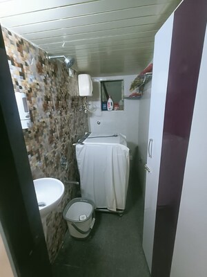 Bathroom in 2 BHK Apartment at Krishna Heights Ghansoli, Ghansoli – for Rent