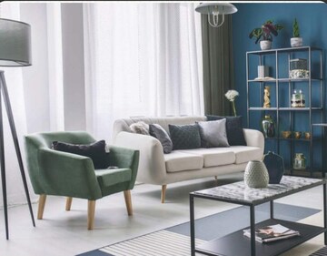 Living Room in 2 BHK Apartment at Sunbeam Heights, Andheri West – for Sale