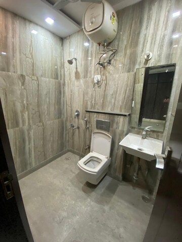 Bathroom in 4 BHK Builder Floor at Janakpuri – for Rent