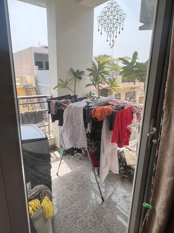 Balcony in 3 BHK Builder Floor at Janakpuri – for Rent