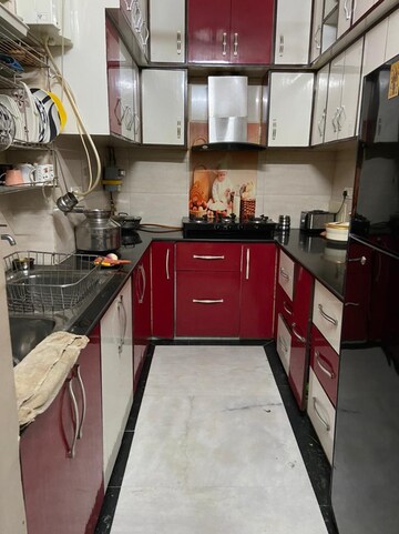Kitchen in 2 BHK Builder Floor at Janakpuri – for Rent