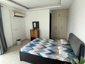 Bedroom in 3.5 BHK Builder Floor at Ansal Sushant Lok I, Sector 43 – for Rent