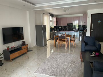 Living Room in 3.5 BHK Builder Floor at Ansal Sushant Lok I, Sector 43 – for Rent