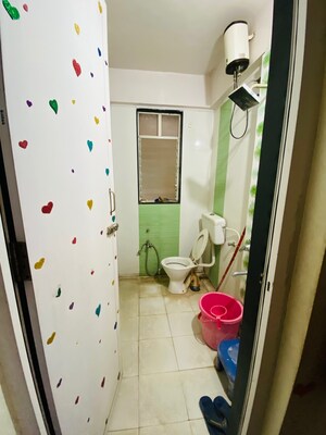 Bathroom in 2 BHK Apartment at Suyog Laher, Kondhwa – for Rent