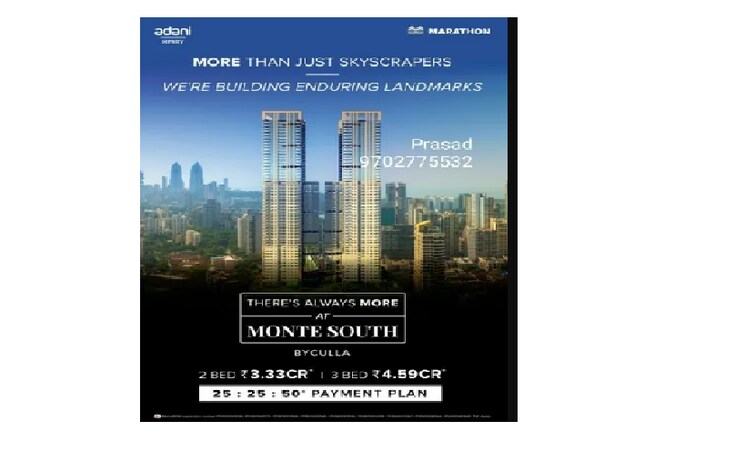 Master Plan, marathon-monte-south 3 Bedroom 1272 Sq.Ft. Apartment In Byculla West Mumbai 5731561