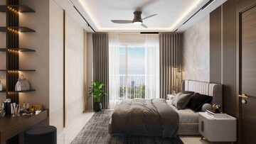 Bedroom in 1 BHK Apartment at Crescent Silverwoods, Powai – for Sale