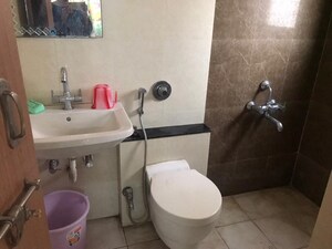 Bathroom in 2 BHK Apartment at Raheja Vistas Phase 3, Mohammadwadi – for Rent