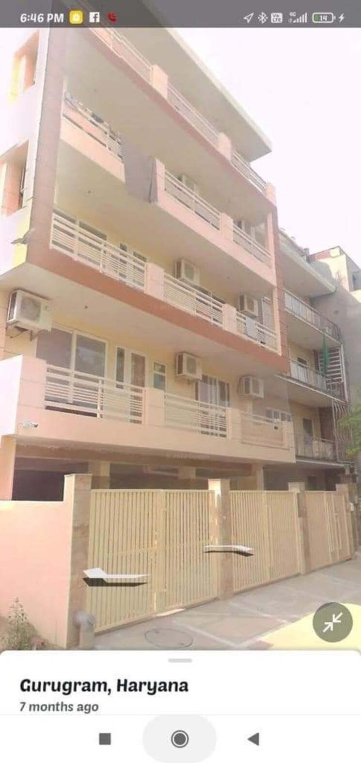 Exterior View, huda-staff-colony Studio 350 Sq.Ft. Builder Floor In Sector 46 Gurgaon 5746184