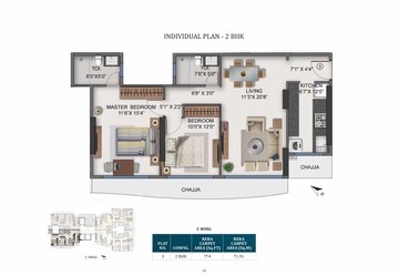 2 BHK Apartment For Sale in Naman Habitat, Andheri West