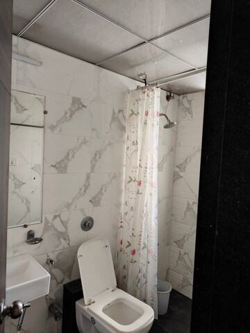 Bathroom in 3 BHK Apartment at Goel Ganga Florentina, Nibm Annexe – for Rent