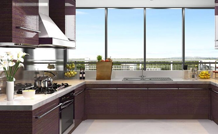 Kitchen, dlf-the-arbour 4 Bedroom 3900 Sq.Ft. Apartment In Sector 63 Gurgaon 5766589