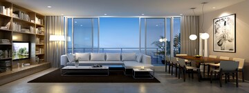 Living Room in 4 BHK Apartment at DLF The Arbour, Sector 63 – for Sale