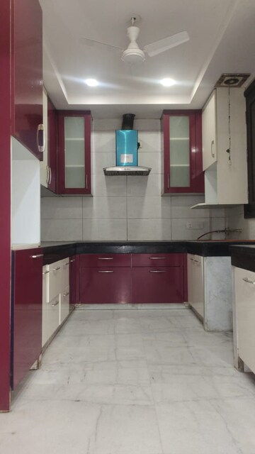 Kitchen in 3 BHK Builder Floor at East Of Kailash – for Rent