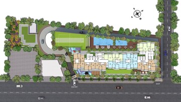 Master Plan in 2 BHK Apartment at SK Imperial Garden, Mira Road – for Sale