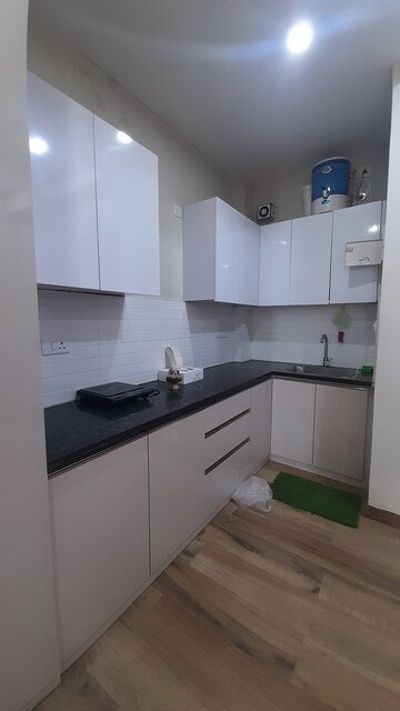 Kitchen in Studio Builder Floor at Ansal Sushant Lok I, Sector 43 – for Rent