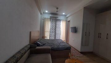 Living Room in Studio Builder Floor at Ansal Sushant Lok I, Sector 43 – for Rent