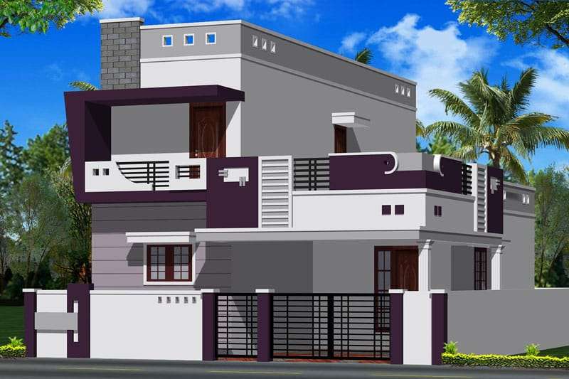 3 BHK House / Villa for sale in Mudichur Chennai South - 1100 Sq. Ft.