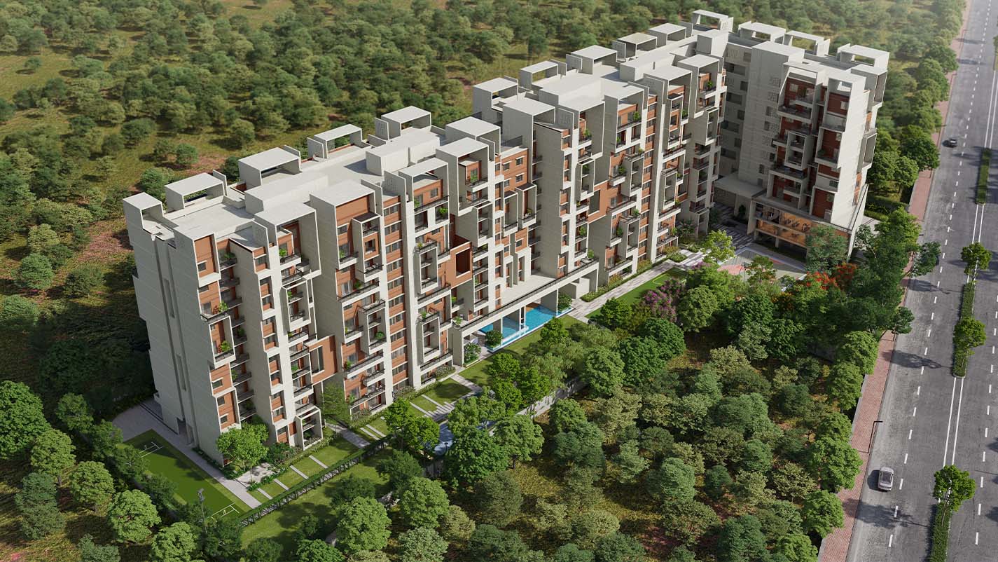 Rental 2 Bedroom 1200 Sq.Ft. Apartment in Godrej Infinity, Keshav Nagar