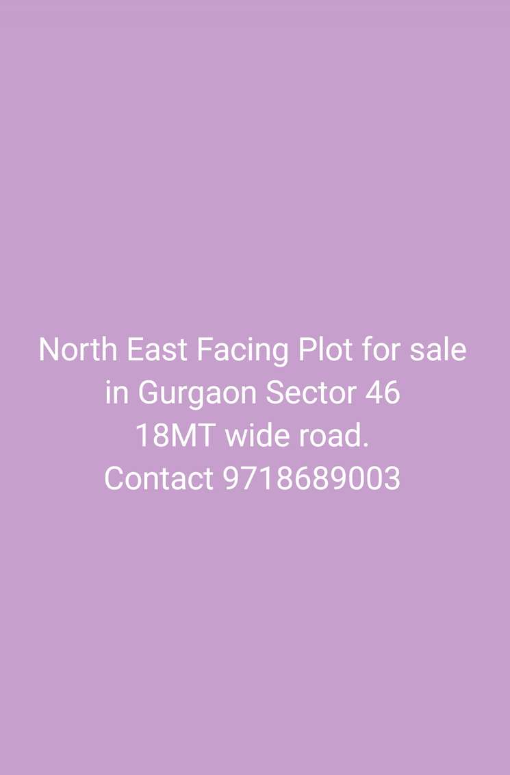 357 Sq.Yd. Plot in Sector 46 Gurgaon