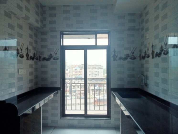 Kitchen, national-trinity-paradise 1 Bedroom 510 Sq.Ft. Apartment In Shilphata Thane 5819791