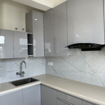 Kitchen in 4 BHK Builder Floor at Ansal Esencia-Mulberry Homes, Sector 67 – for Rent