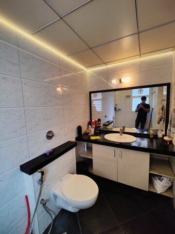 Bathroom in 3.5 BHK Apartment at Sobha Garnet, Kondhwa – for Rent