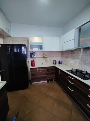 Kitchen in 3.5 BHK Apartment at Sobha Garnet, Kondhwa – for Rent