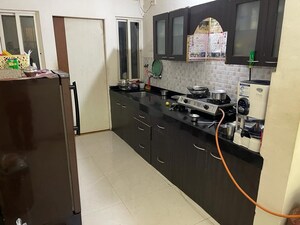 Kitchen in 3 BHK Apartment at Kumar Gulmohar, Wanowrie – for Rent