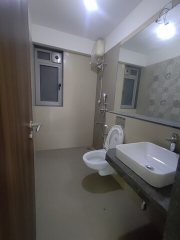 Bathroom in 3 BHK Apartment at Adani Western Heights Sky Apartments, Andheri West – for Rent
