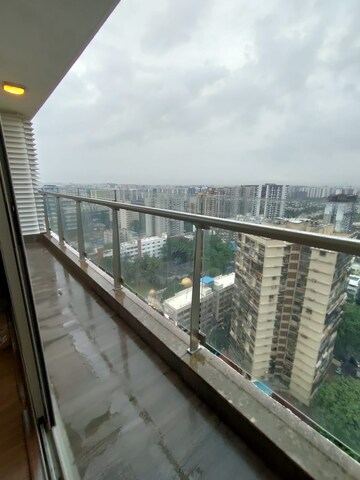Balcony in 3 BHK Apartment at Adani Western Heights Sky Apartments, Andheri West – for Rent