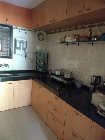 Kitchen in 3 BHK Apartment at Bramha Avenue, Kondhwa – for Rent