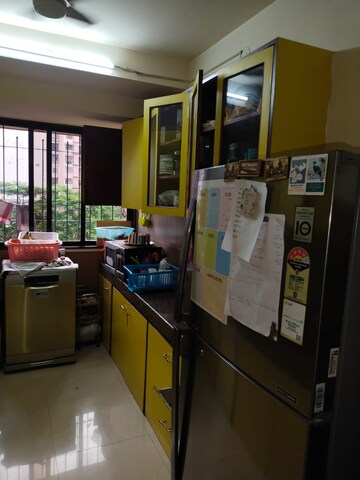 Kitchen in 3 BHK Apartment at Ajmera Beverly Hills and Royal Empire, Andheri West – for Rent