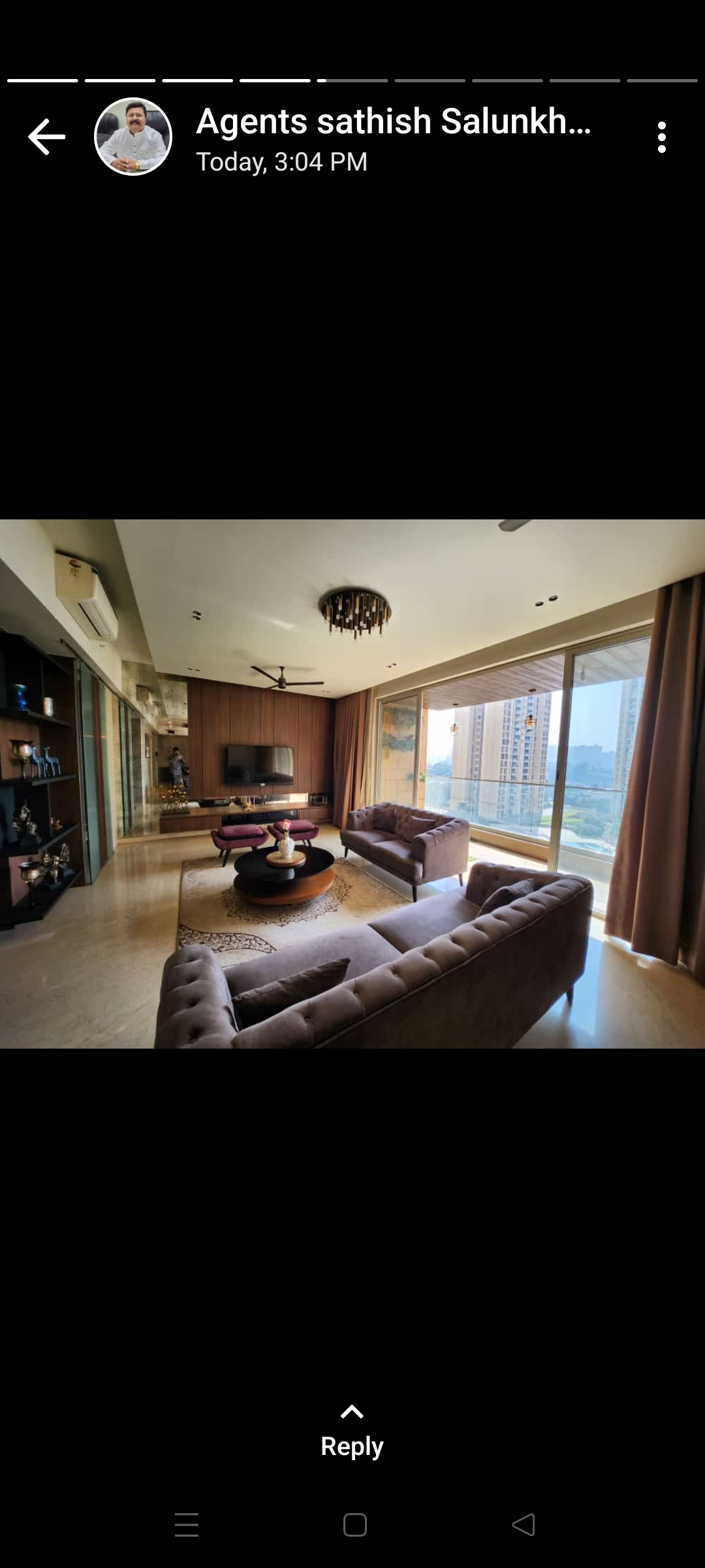 Rental 4 Bedroom 1434 Sq.Ft. Apartment in Sheth Vasant Lawns, Majiwada