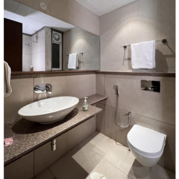 Bathroom in 2 BHK Apartment at Emaar Digi Homes, Sector 62 – for Rent
