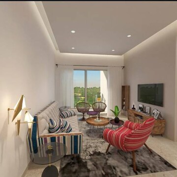 Living Room in 3 BHK Apartment at Emaar Digi Homes, Sector 62 – for Rent