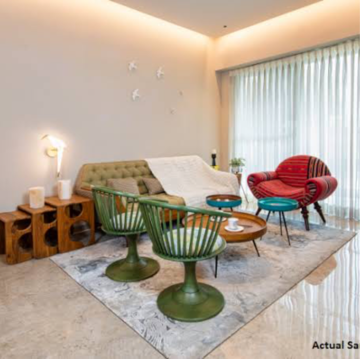 Living Room in 3 BHK Apartment at Emaar Digi Homes, Sector 62 – for Rent