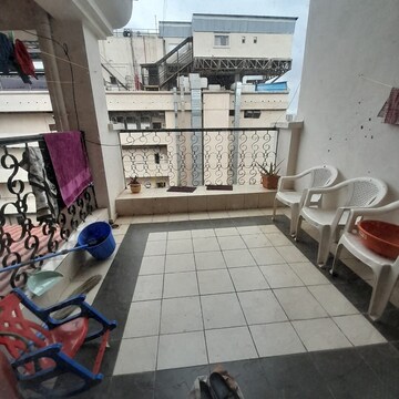 Balcony in 2 BHK Apartment at Dorabjee Paradise Building A&B Condominium, Mohammadwadi – for Rent