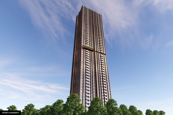 3 BHK + Study Room 951 Sq.Ft. Apartment in Runwal 25 Hour Life