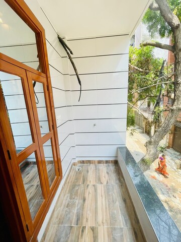 Balcony in 2 BHK Builder Floor at Dwarka Mor – for Sale