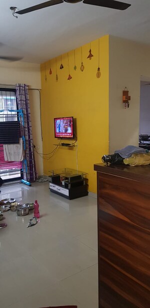 Living Room in 1 BHK Apartment at Jagannath Apartment Ghansoli, Ghansoli – for Rent