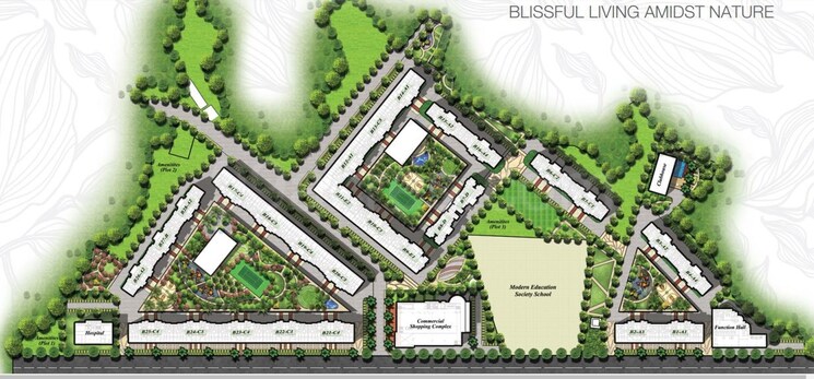 Master Plan, nisarg-greens 2 Bedroom 1030 Sq.Ft. Apartment In Ambernath East Thane 4685787