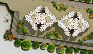 Floor Plan in 2 BHK Apartment at USD Unique Vistas, Manpada – for Sale