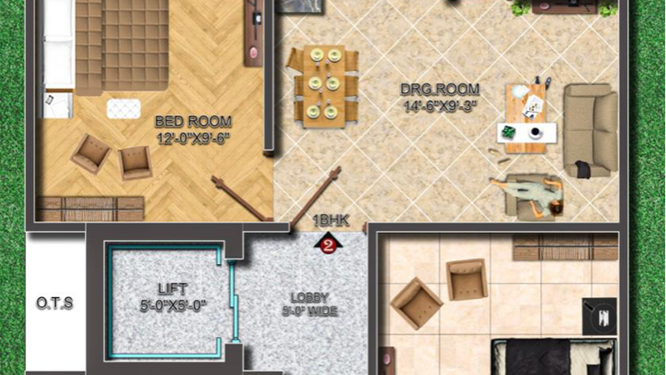 1 Bedroom 500 Sq.Ft. Builder Floor in Sector 73 Noida