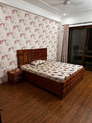 Bedroom in 3 BHK Builder Floor at Ansal Sushant Lok I, Sector 43 – for Rent